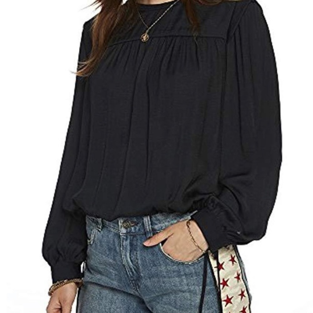 Scotch & Soda silk burgundy blouse